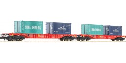 825502  N - Set dvou kontejnerových vozů, DB AG.